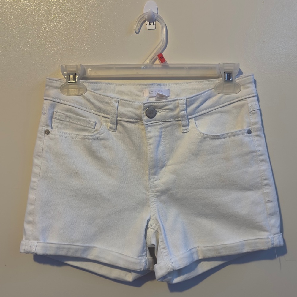 LC Lauren Conrad Light Jean Shorts